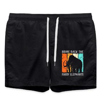 Mammouth - Short de bain - noir - Devant - AI Model Male 185 light (185cm)
