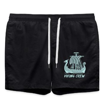 Navire Viking Viking - Short de bain - noir - Devant - AI Model Male 185 light (185cm)