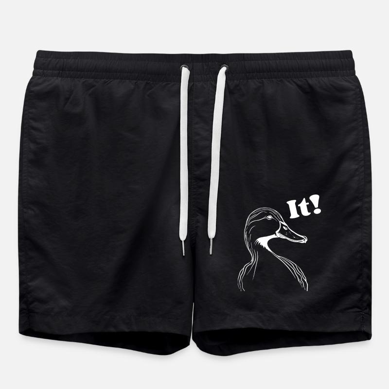 Duck said It - Swim Trunks - black