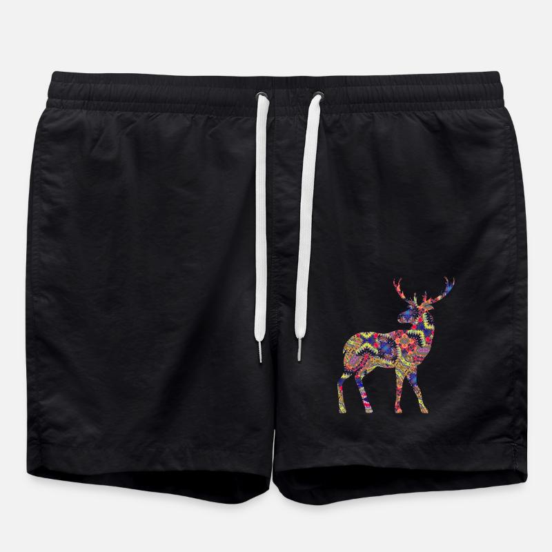 Cerf - Short de bain - noir