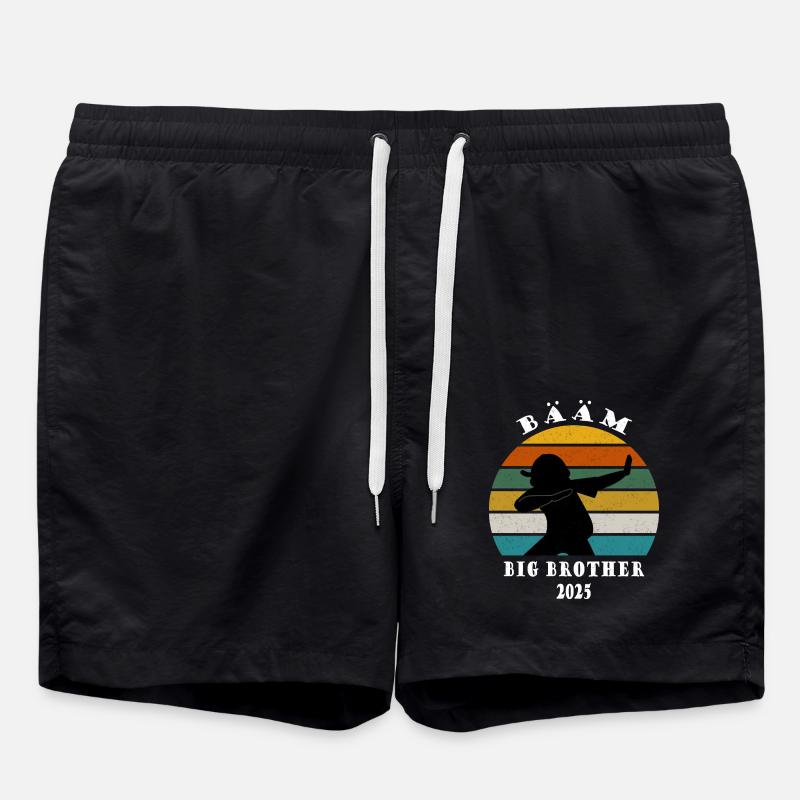 Kids Big Brother 2025 Annonce Cadeau Dab - Short de bain - noir
