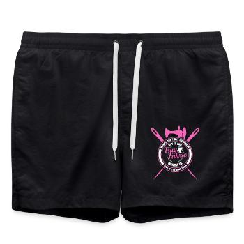Sewing Happiness - Swim Trunks - black - Front - AI Model Male 185 light (185cm)