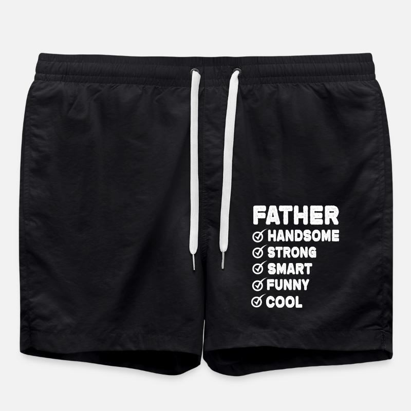 Father - Badeshorts - Schwarz