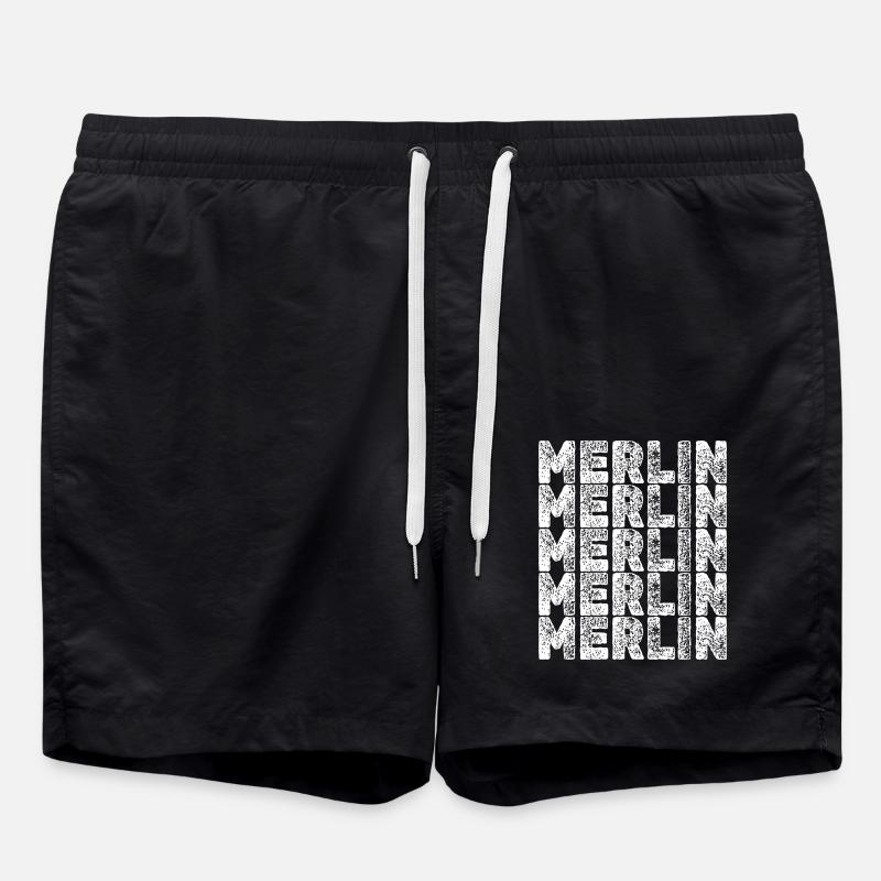 Hero Merlin - Swim Trunks - black