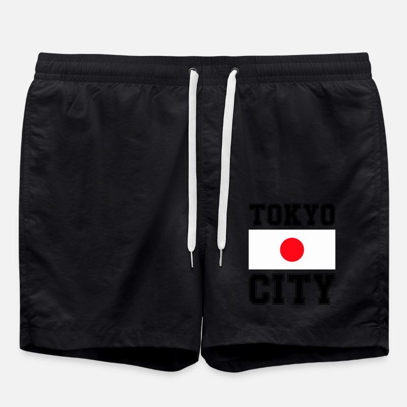 Ville de Tokyo, Japon - Short de bain - noir