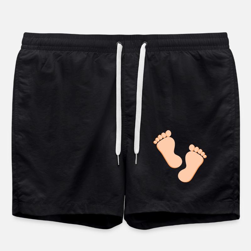 Pieds Pieds Soins des pieds Podologie - Short de bain - noir