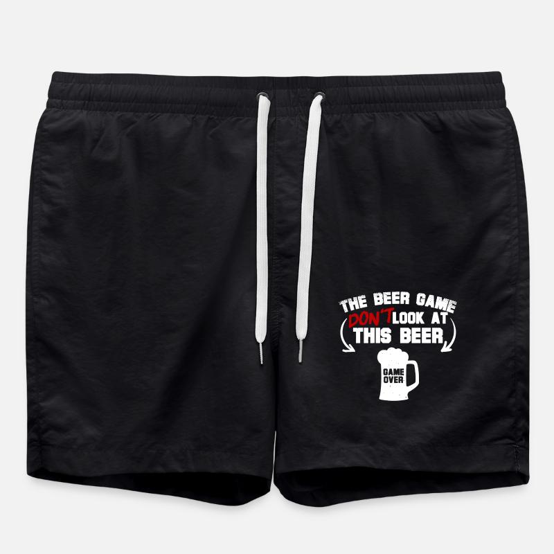 The Beer Game - Swim Trunks - black