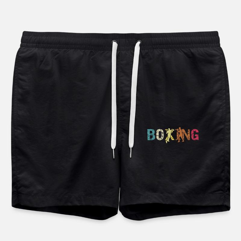 Boxing - Swim Trunks - black