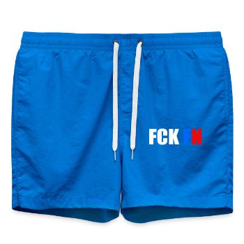 Fck fn - Swim Trunks - cobalt blue - Front