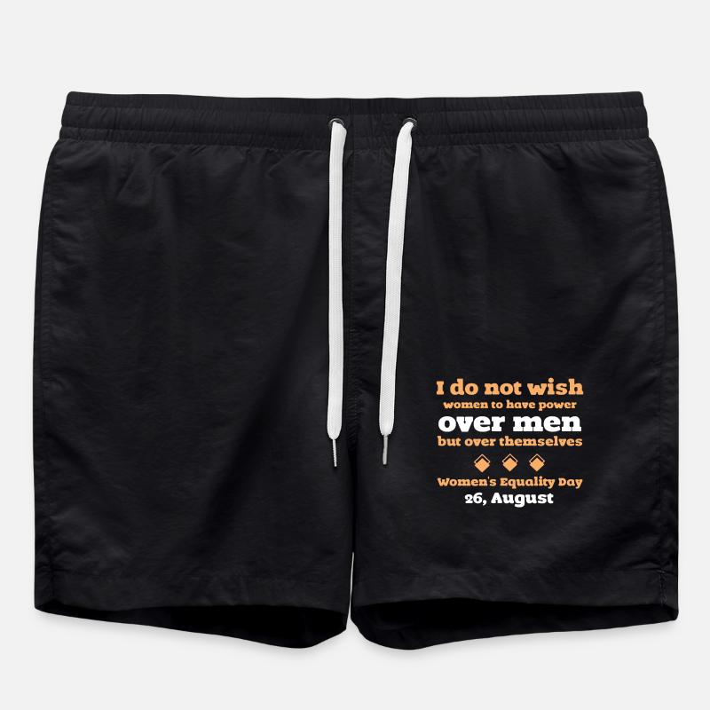 Women's Equality Day - Swim Trunks - black