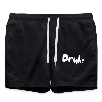 Pressure! Antwerp dialect Shirts - Swim Trunks - black - Front - AI Model Male 185 light (185cm)