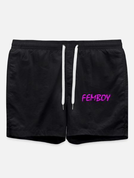 Femboy - Badeshorts - Schwarz