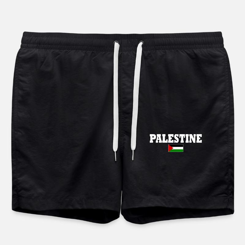 Palestine - Short de bain - noir