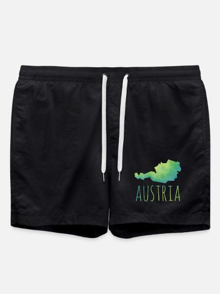 austria - Swim Trunks - black