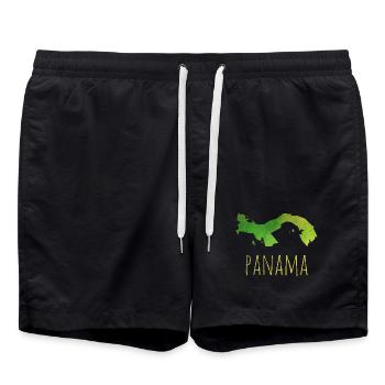 panama - Badeshorts - Schwarz - Vorne - AI Model Male 185 light (185cm)