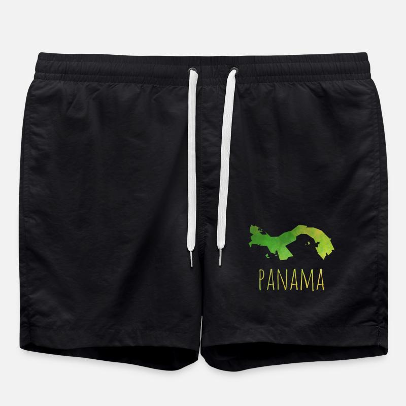 panama - Swim Trunks - black