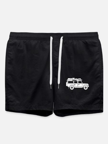 Defender D110-White - Badeshorts - Schwarz