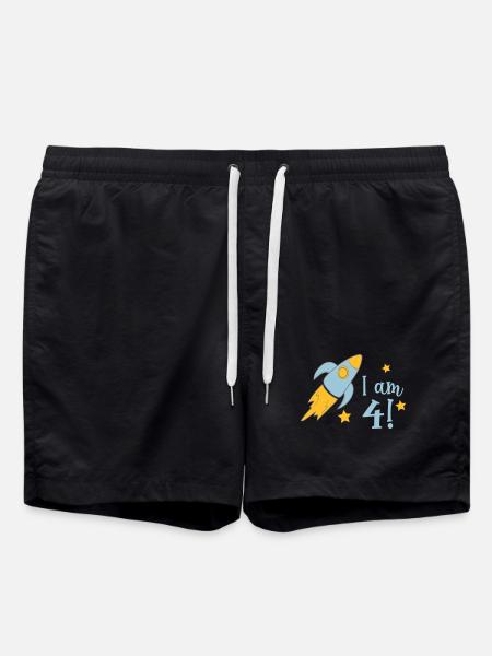 4 birthday - Swim Trunks - black