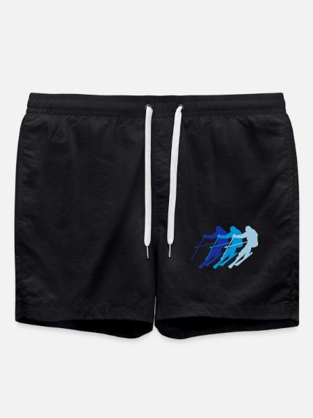 ski - Swim Trunks - black