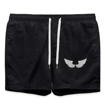 Anges - Short de bain - noir - Devant - AI Model Male 185 light (185cm)