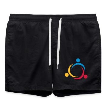 6061912 120363571 diversity2 - Badeshorts - Schwarz - Vorne - AI Model Male 185 light (185cm)