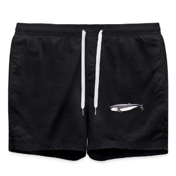 Pygmy sperm whale Pygmy sperm whale Kogia breviceps - Swim Trunks - black - Front - AI Model Male 185 light (185cm)