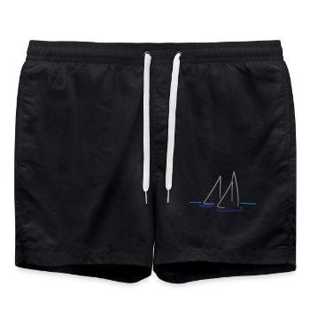 2541614 15372347 naviguer - Short de bain - noir - Devant - AI Model Male 185 light (185cm)