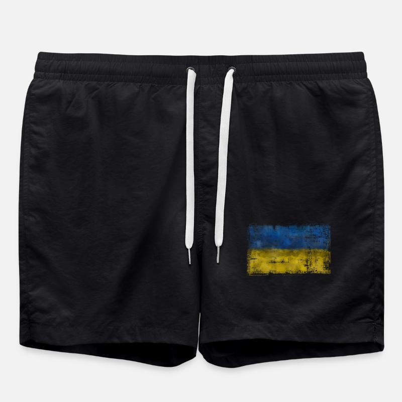 Ukraine - Swim Trunks - black