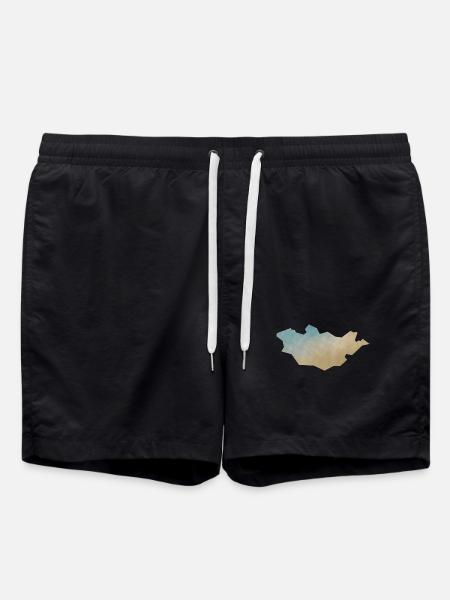 Mongolia - Badeshorts - Schwarz