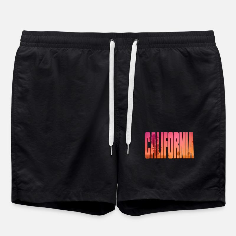 California - Swim Trunks - black