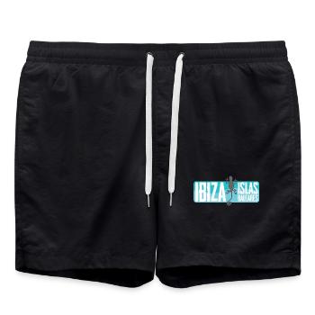Conception vectorielle de l’île d’Ibiza - Short de bain - noir - Devant - AI Model Male 185 light (185cm)