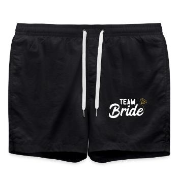 Team Bride Bride I JGA Partie De Poule - Short de bain - noir - Devant - AI Model Male 185 light (185cm)