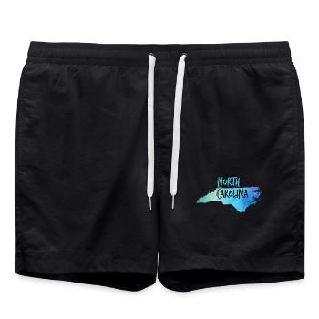 North Carolina - Badeshorts - Schwarz - Vorne - AI Model Male 185 light (185cm)