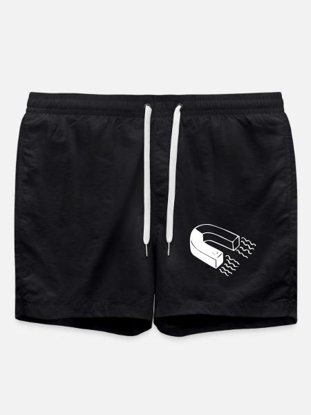 Ein Magnet - Badeshorts - Schwarz