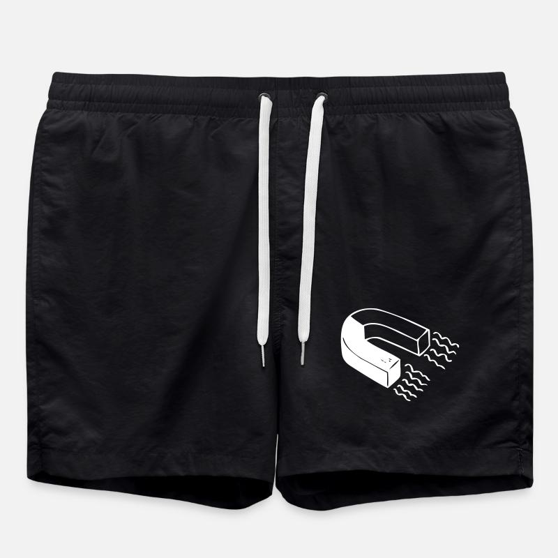 A magnet - Swim Trunks - black