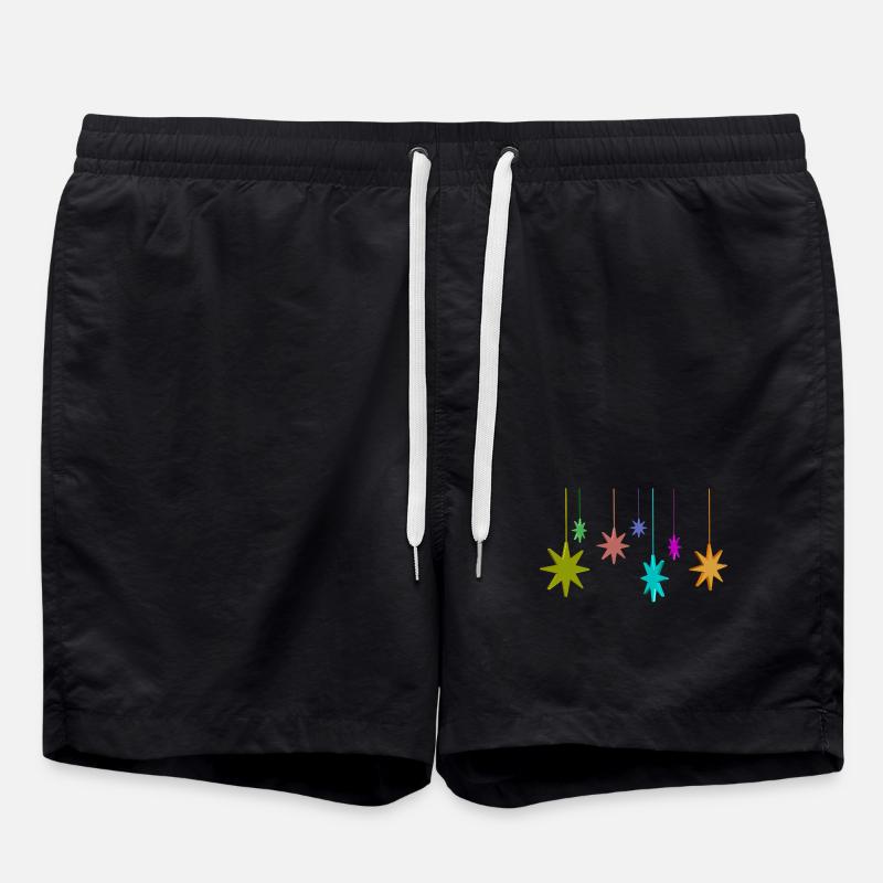 christmas - Swim Trunks - black
