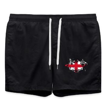 England - Swim Trunks - black - Front - AI Model Male 185 light (185cm)