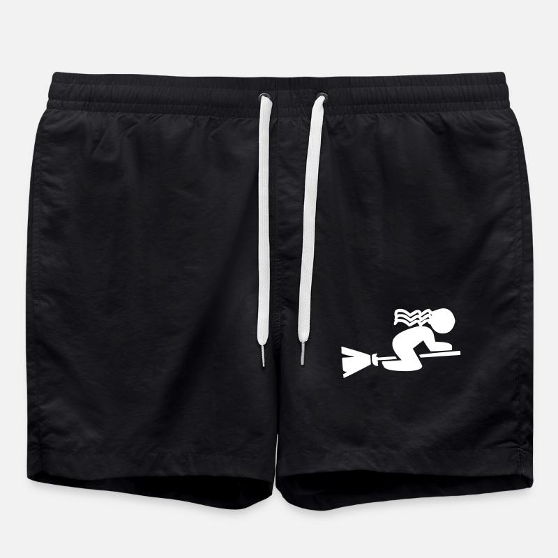 A young witch - Swim Trunks - black