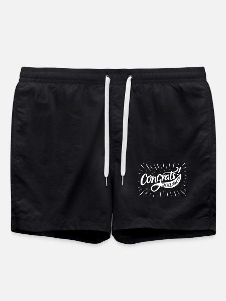 Marriage Marriage Bachelor Party - Swim Trunks - black