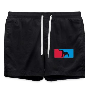 Football - Short de bain - noir - Devant - AI Model Male 185 light (185cm)