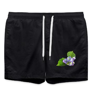 fleur - Short de bain - noir - Devant - AI Model Male 185 light (185cm)