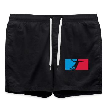 Handball - Short de bain - noir - Devant - AI Model Male 185 light (185cm)