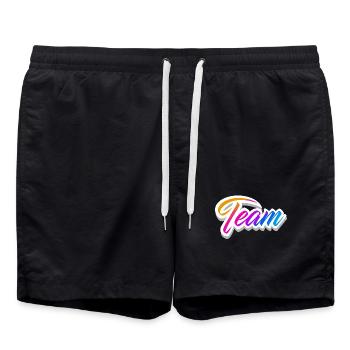 équipe - Short de bain - noir - Devant - AI Model Male 185 light (185cm)