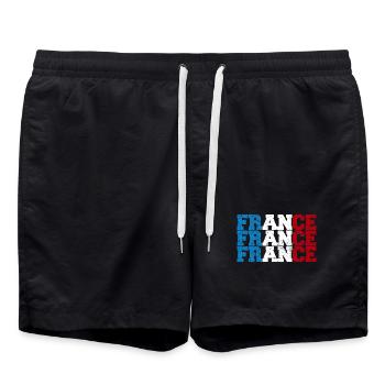 France France - Short de bain - noir - Devant - AI Model Male 185 light (185cm)