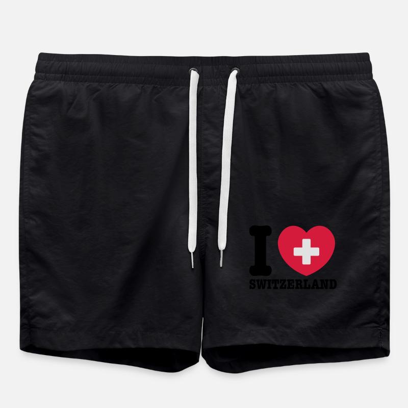 switzerland - Swim Trunks - black