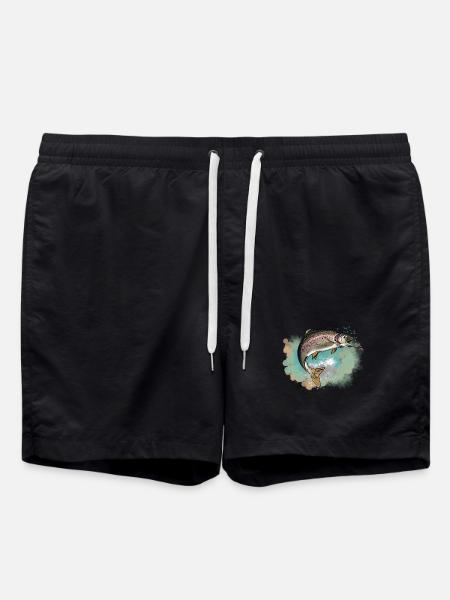 Truite - Short de bain - noir