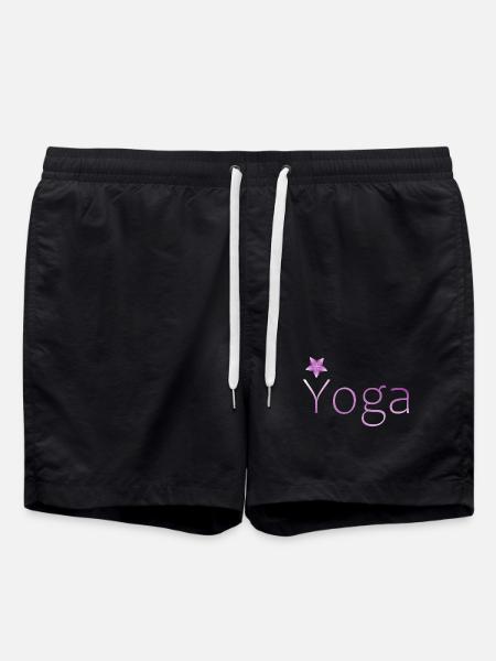 yoga meditation gift idea - Swim Trunks - black