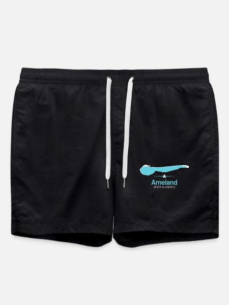 Ameland | Design Map - Swim Trunks - black