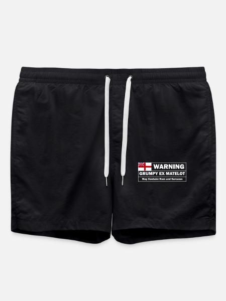 Grumpy Ex-matelot - Swim Trunks - black