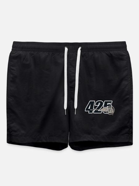 425 German Motorcycle AWO DDR - Swim Trunks - black